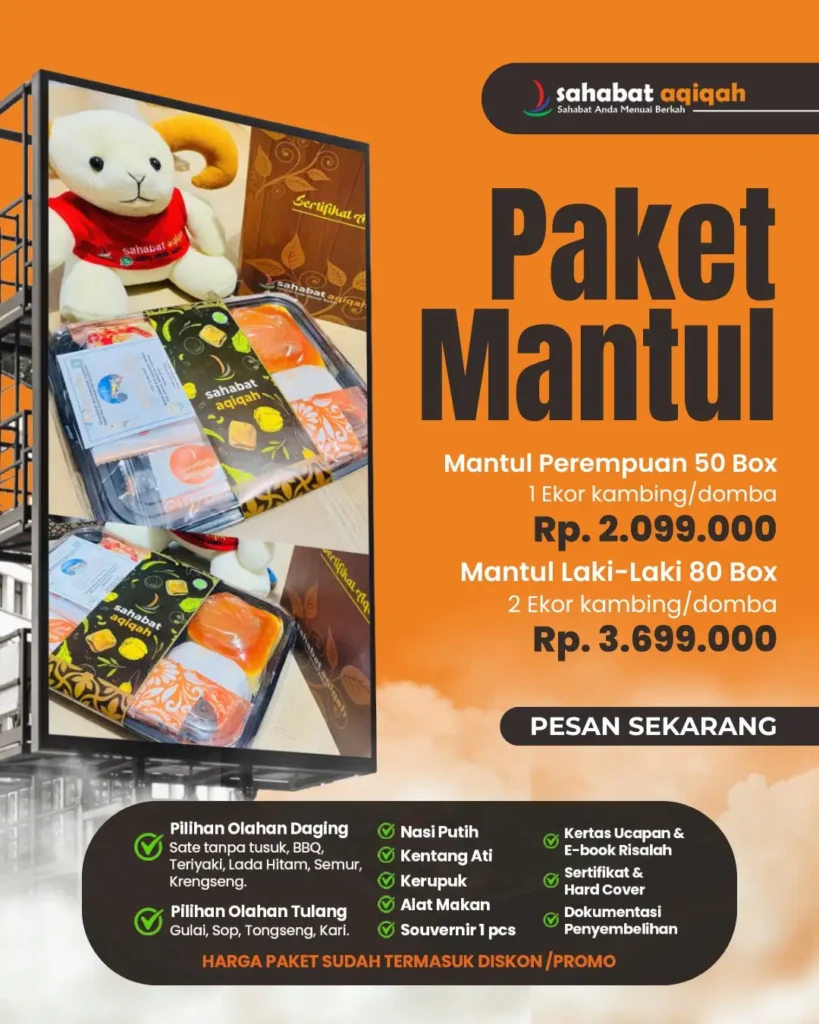 paket mantul jasa aqiqah profesional