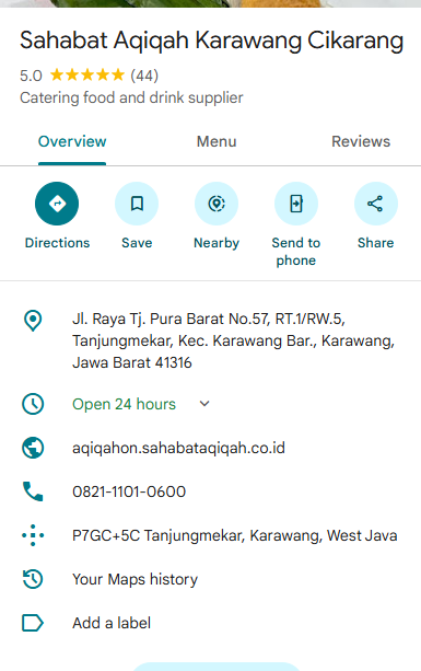 Promo Aqiqah Karawang #BisaCOD Mei 2026 Review Google Maps Tempat Paket Aqiqah Terdekat di Karawang 1